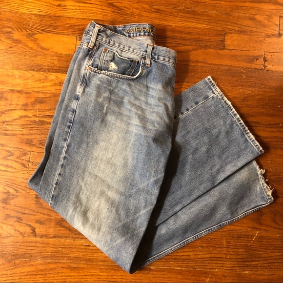 american eagle loose fit jeans